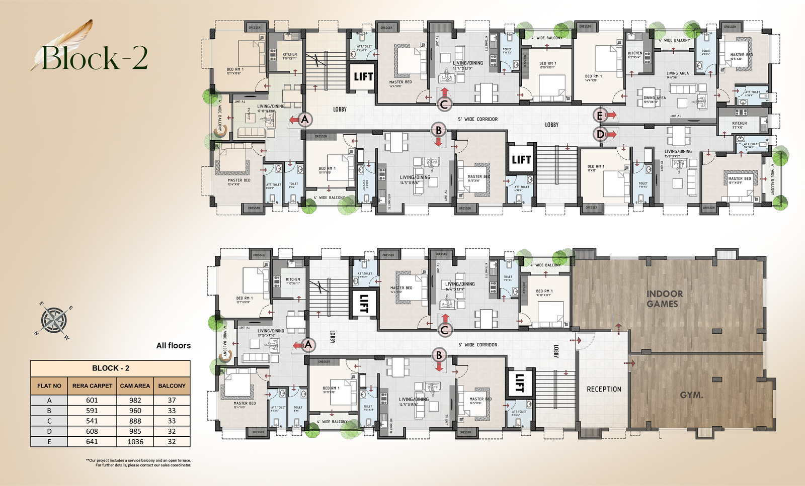 Block 2 Floor Plan