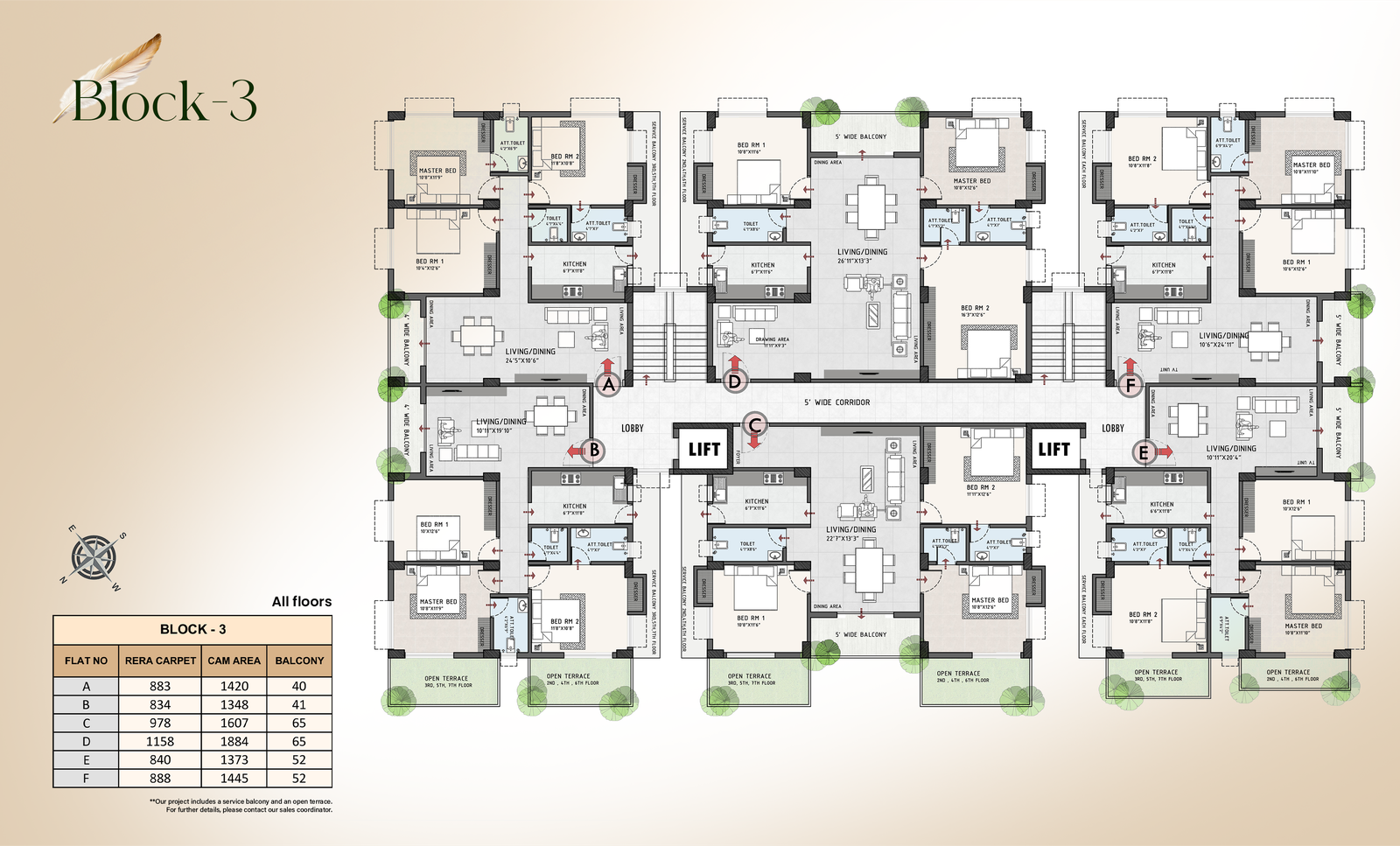 Block 3 Floor Plan